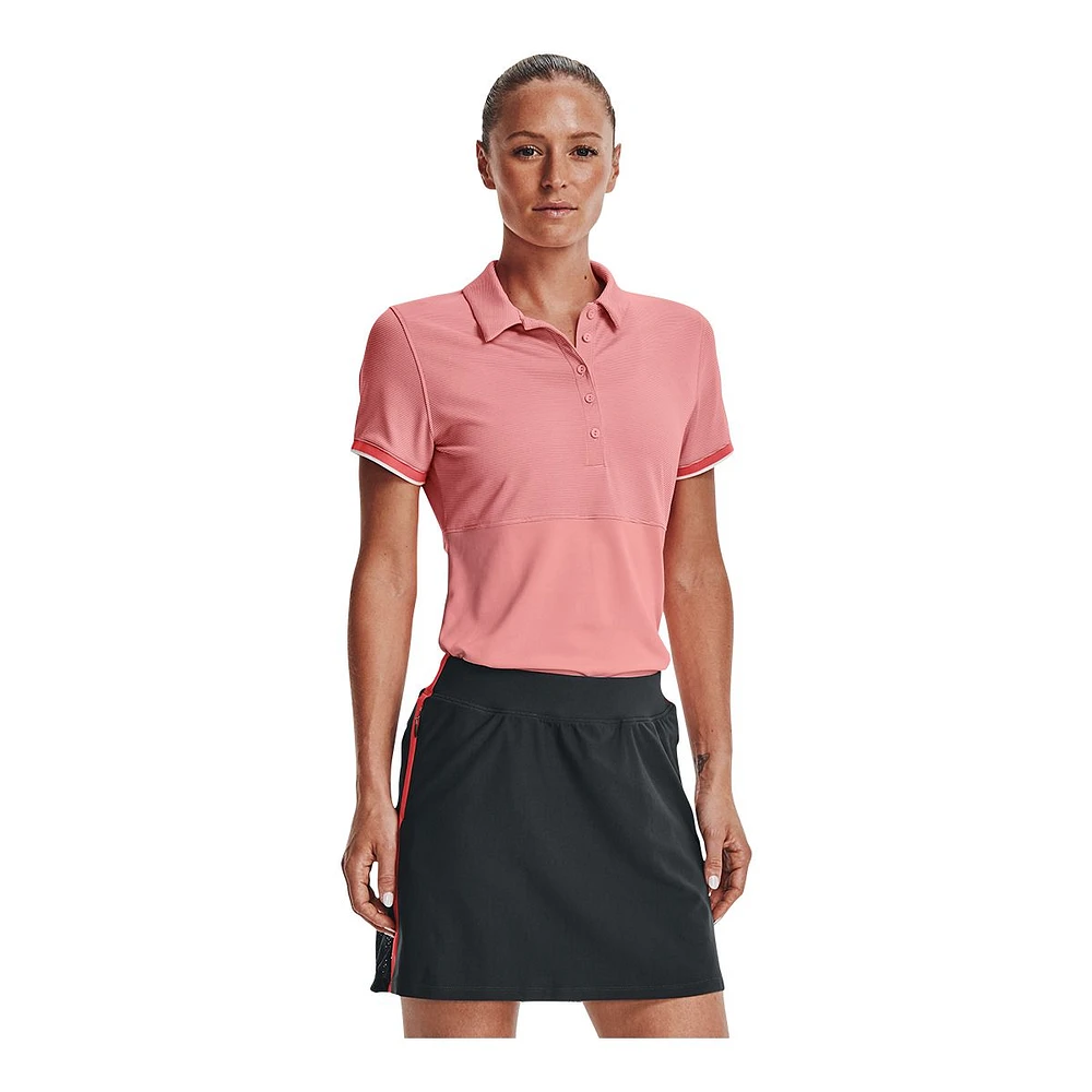 Under Armour Golf Women's Zinger Point Short Sleeve Polo T Shirt