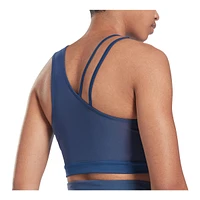 Reebok Women's Studio Lux Perform Crop Tank Top, Sleeveless, Sports