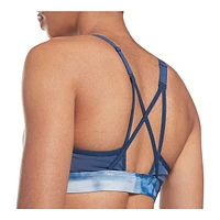 Reebok Women's Studio Lux Sports Bra, Low Impact, Removable Pads