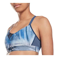 Reebok Women's Studio Lux Sports Bra, Low Impact, Removable Pads