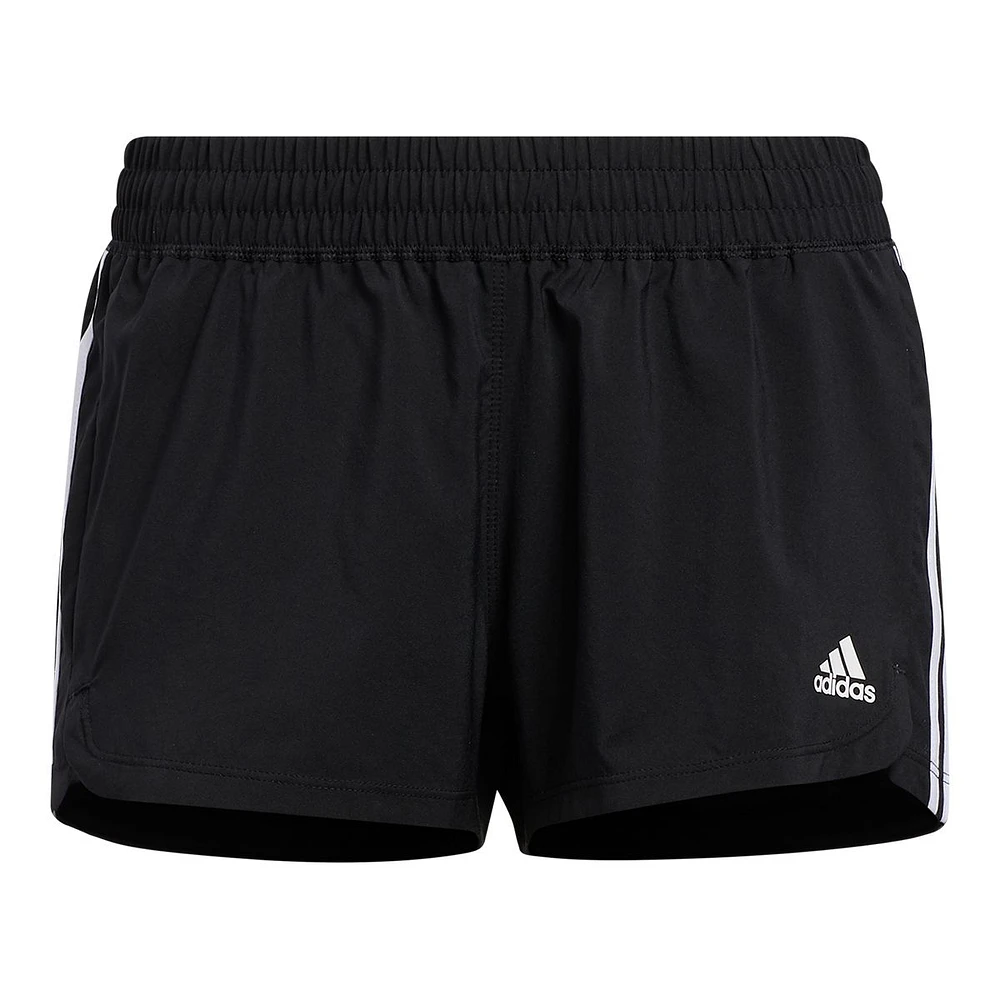 adidas Women's 3-Stripe Pacer Woven Shorts