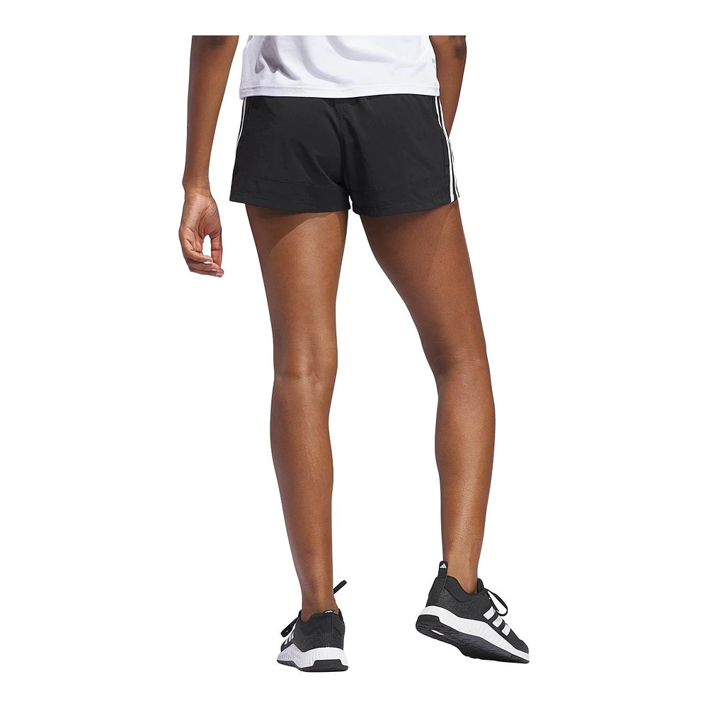 adidas Women's 3-Stripe Pacer Woven Shorts