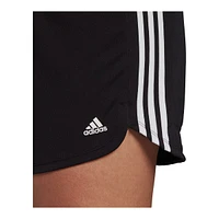 adidas Women's Plus 3-Stripe Pacer Knit Shorts