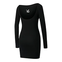 PUMA Women's Classics Ribbed Long Sleeve Dress