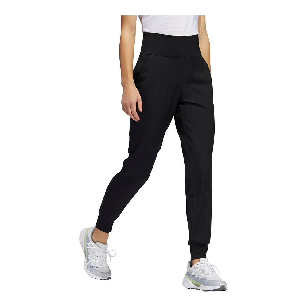 adidas Women's Primeblue Jogger Pants, Golf, Training, Mid Rise