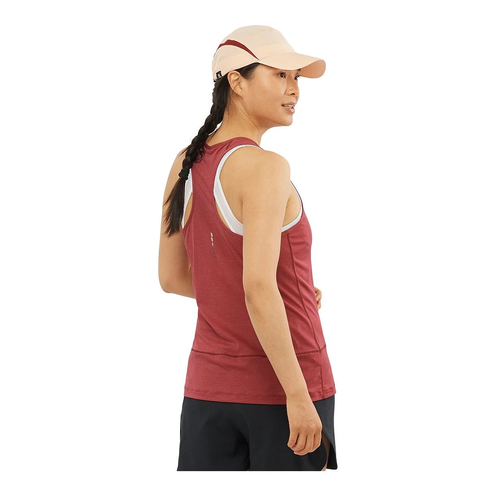 Salomon Women's Cross Run Graphic Tank