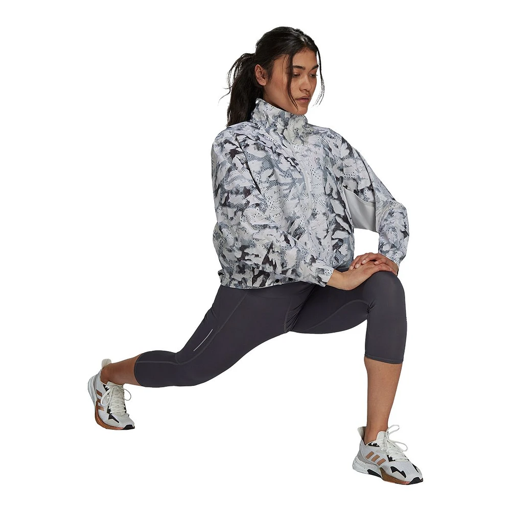 adidas Women's Run Fast Printed Jacket