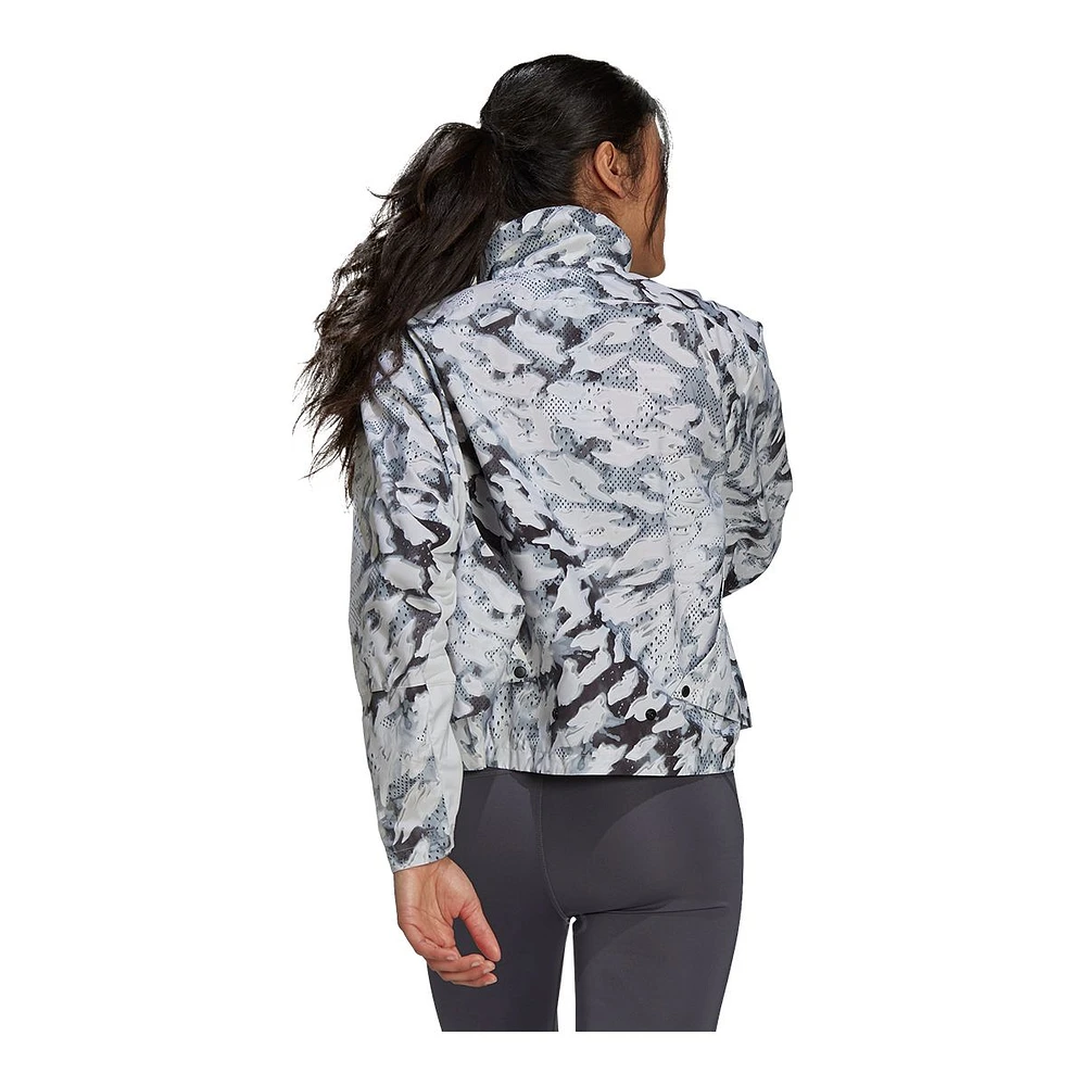 adidas Women's Run Fast Printed Jacket