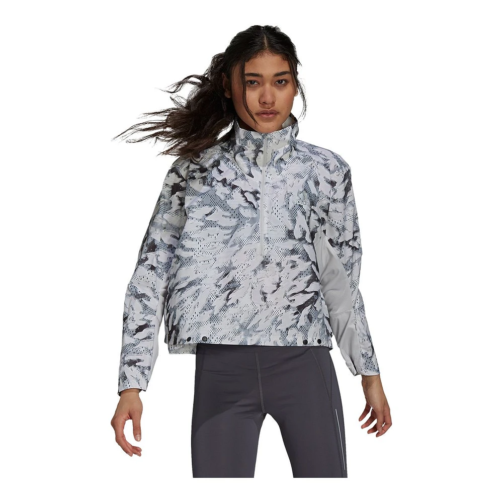 adidas Women's Run Fast Printed Jacket