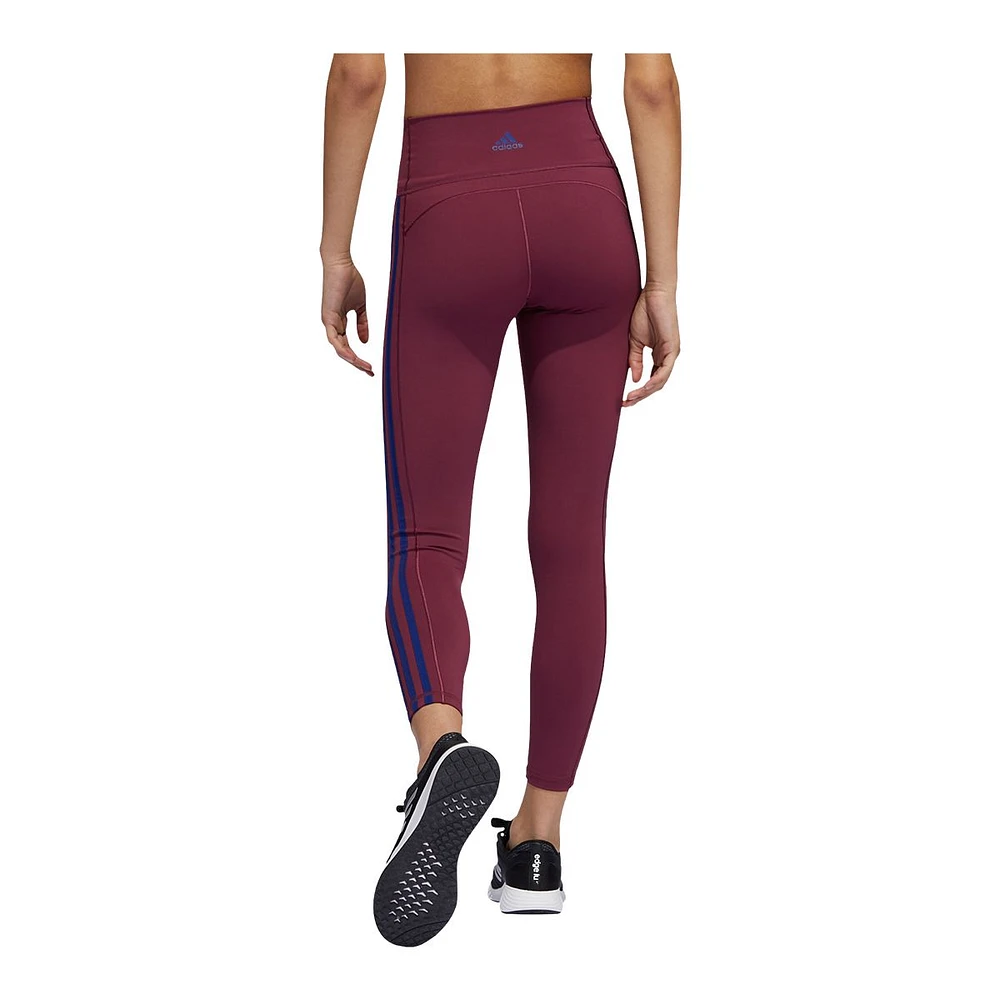 adidas Women's Believe This 3-Stripe 7/8 Tights