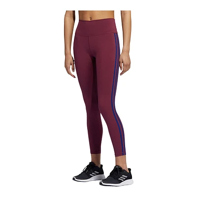 adidas Women's Believe This 3-Stripe 7/8 Tights