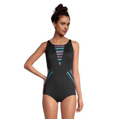 Gabar Women's High Neck One Piece Swimsuit/Bathing Suit, Sport, Tummy Control