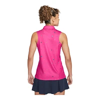 Nike Golf Women's Dri-FIT Victory Print Sleeveless Polo