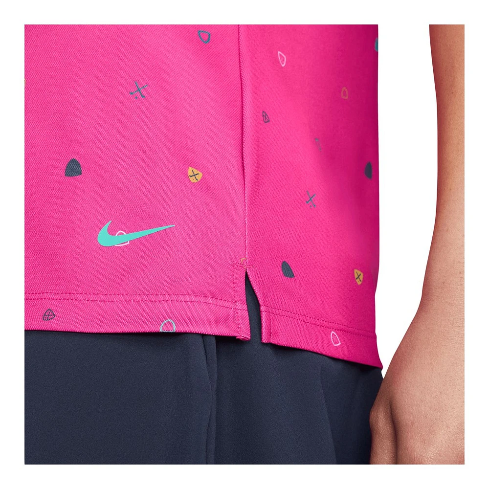 Nike Golf Women's Dri-FIT Victory Print Sleeveless Polo