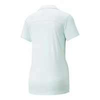 PUMA Golf Women's CLOUDSPUN Coast Short Sleeve Polo T Shirt