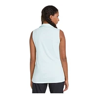 PUMA Golf Women's CLOUDSPUN Coast Sleeveless Polo T Shirt, Moisture Wicking