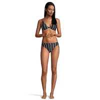 O'Neill Women's Classic Stripe Pismo Swimsuit Bikini Bottom, Beach