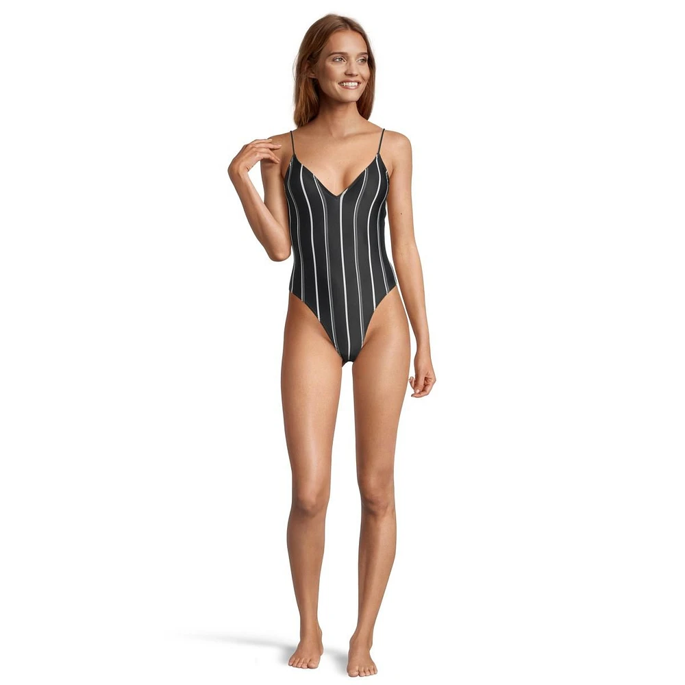 O'Neill Women's Stripe Pismo One Piece Swimsuit/Bathing Suit, Beach