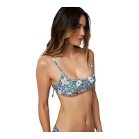 O'Neill Women's Eliza Ditsy Surfside Bralette Swimsuit Bikini Top, Beach