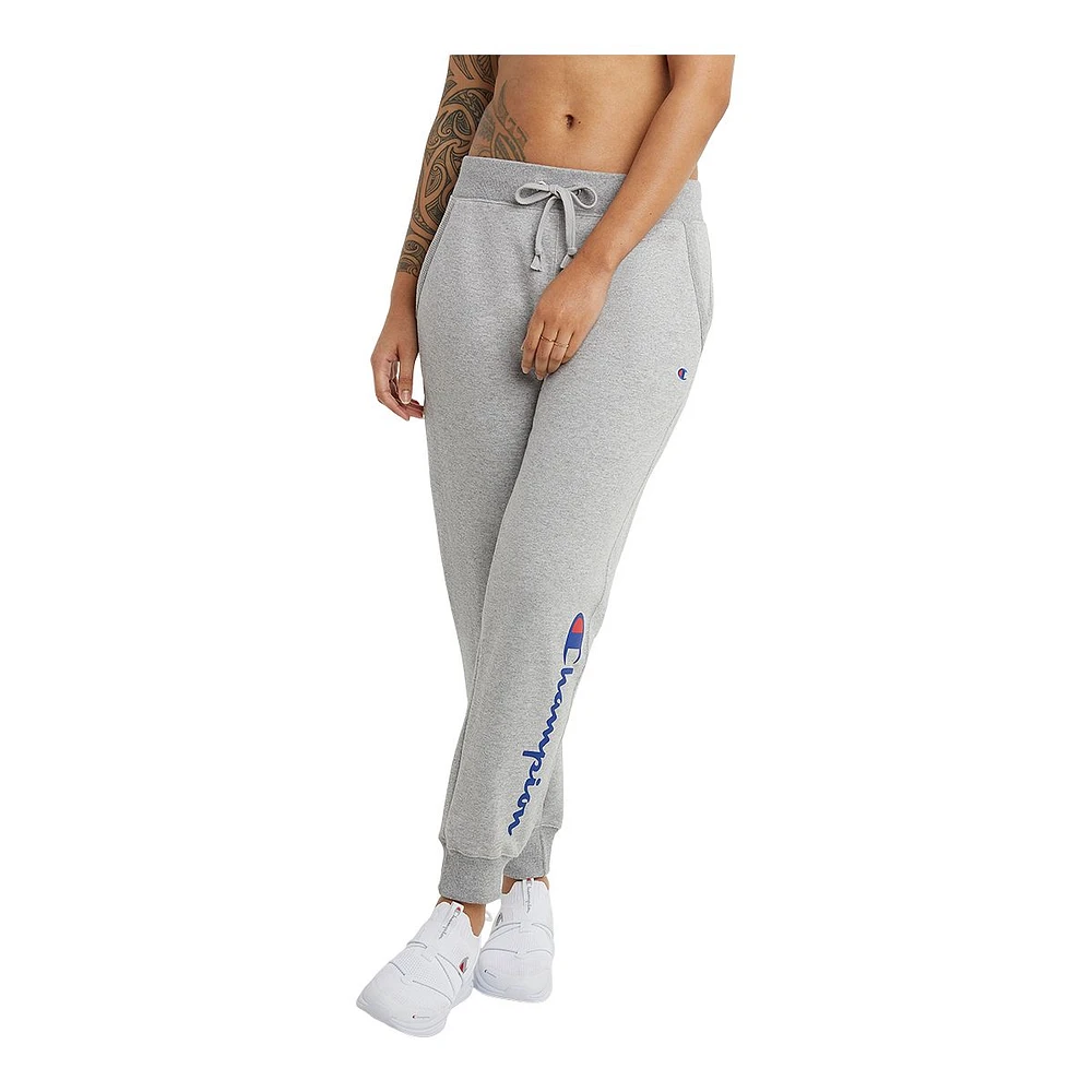 Champion Women's Powerblend Jogger Pants, Training, Casual, Mid Rise, Tapered