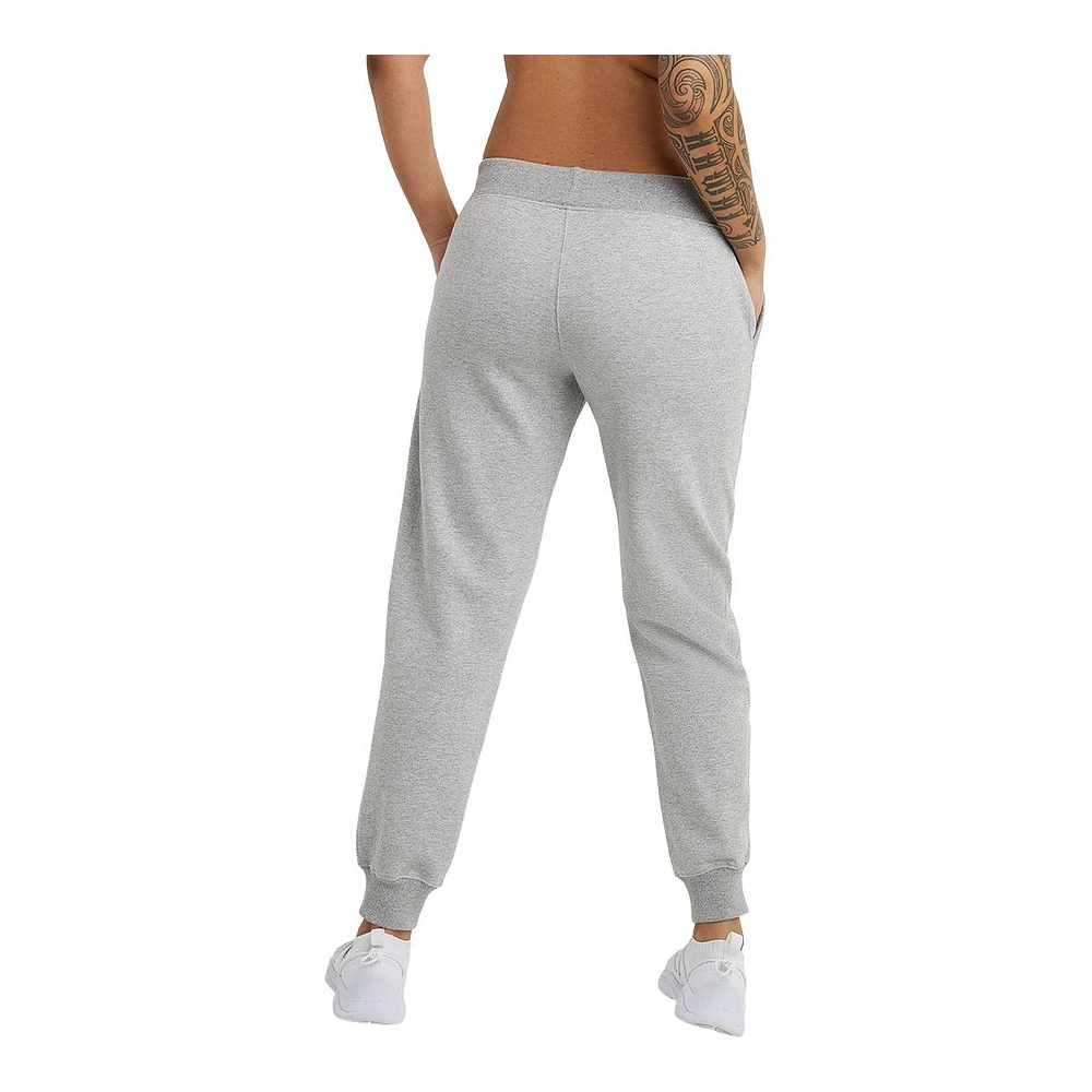 Champion Women's Powerblend Jogger Pants, Training, Casual, Mid Rise, Tapered