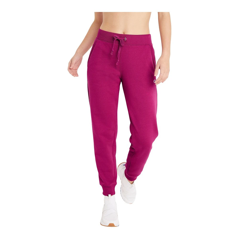 Champion Women's Powerblend Jogger Pants, Training, Casual, Mid Rise, Tapered