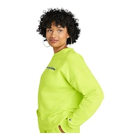 Champion Women's Powerblend Crewneck Fleece Sweatshirt, Relaxed Fit