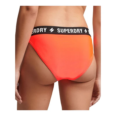 Superdry Women's Code Swimsuit Bikini Bottom, Sport