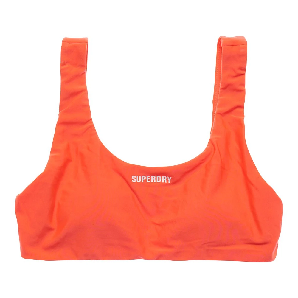 Superdry Women's Code Essential Swimsuit Bikini Top, Beach