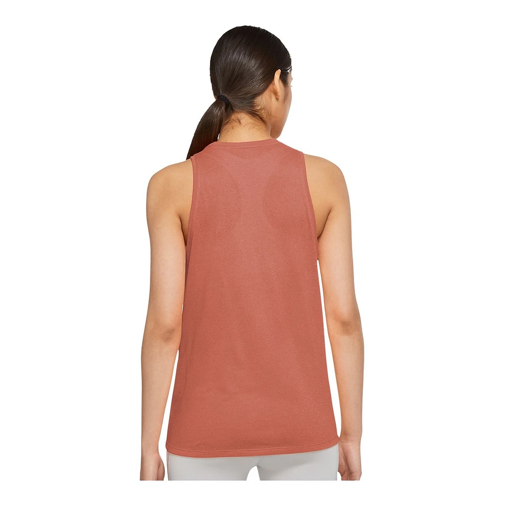 Nike Women's Legend Tank Top, Standard Fit, Sleeveless, Dri-FIT, Sports