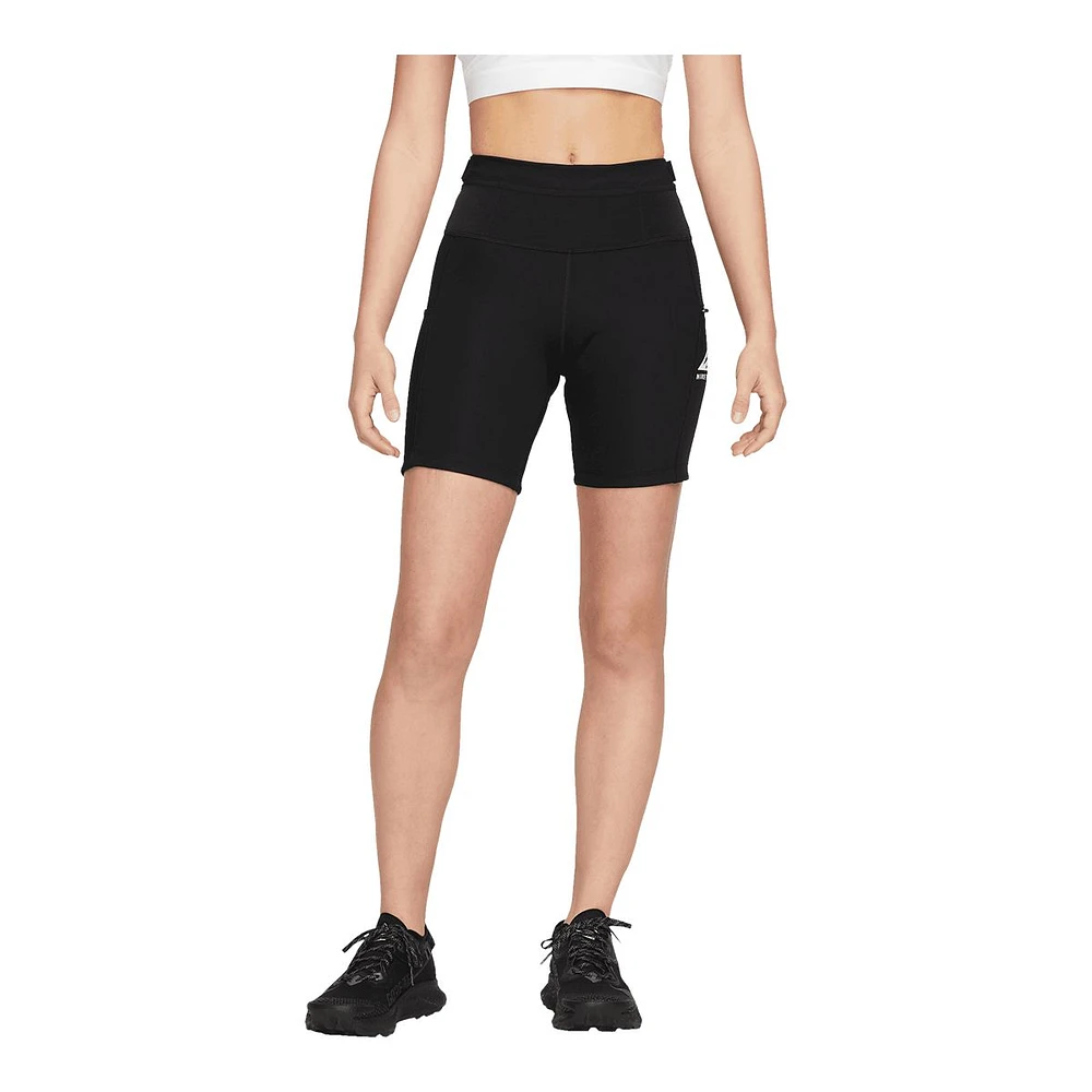 Nike Women's Dri-FIT Epic LuxeTrail Mid-Rise Shorts