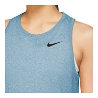 Nike Women's Legend Tank Top, Standard Fit, Sleeveless, Dri-FIT, Sports