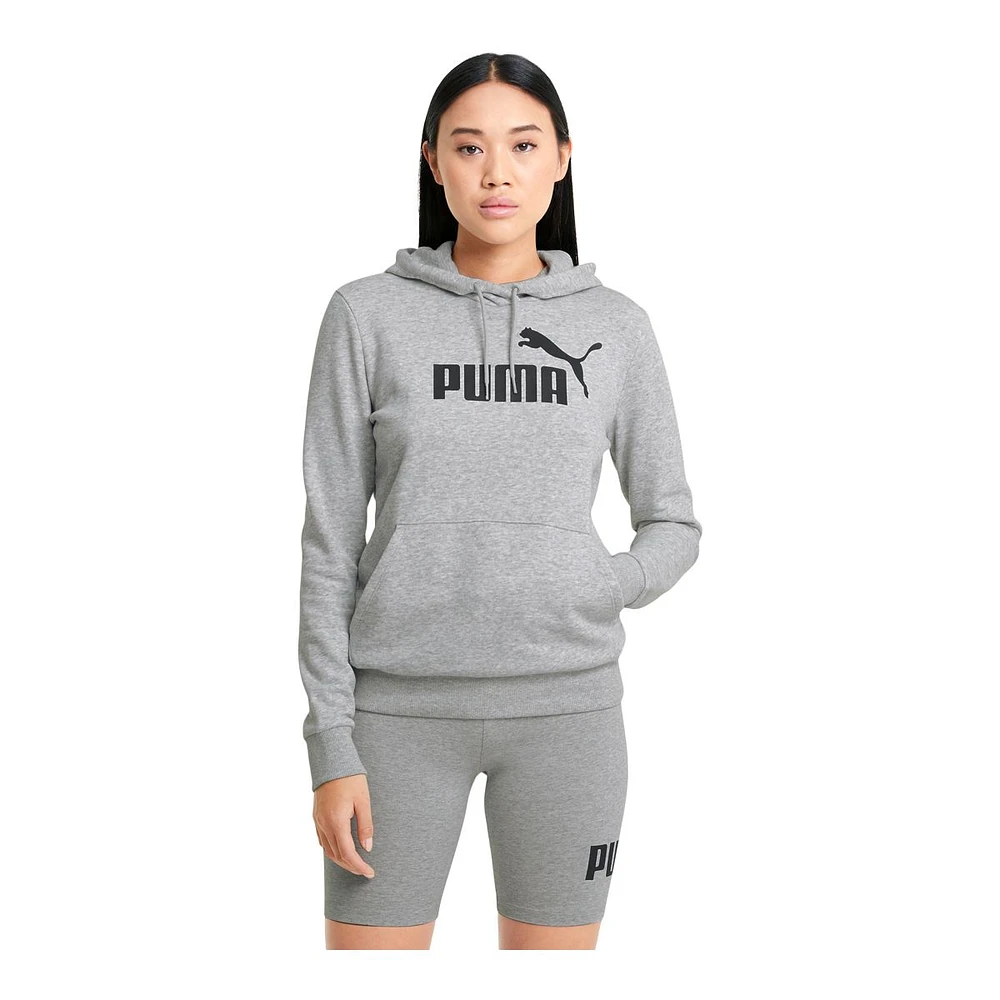 Puma Women's Sportswear Essential Pullover Hoodie, Kangaroo Pocket