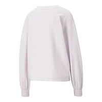 PUMA Women's Her Summer Crewneck Sweatshirt, Relaxed Fit