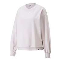 PUMA Women's Her Summer Crewneck Sweatshirt, Relaxed Fit