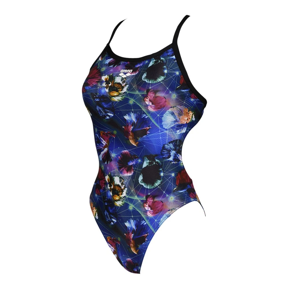 Arena Women's Challenge Back All Over Print One Piece Swimsuit/Bathing Suit, Sport