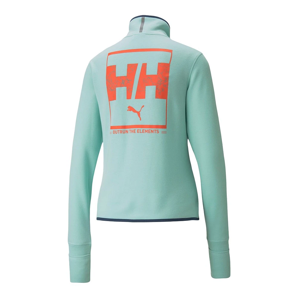 PUMA x Helly Hansen Women's Quarter Zip Fleece Pullover