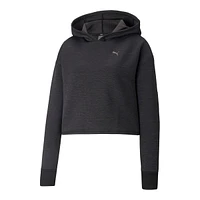 PUMA Women's Studio Cropped Hoodie, Relaxed Fit