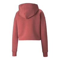 PUMA Women's Studio Cropped Hoodie, Relaxed Fit