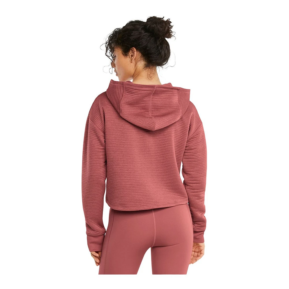 PUMA Women's Studio Cropped Hoodie, Relaxed Fit