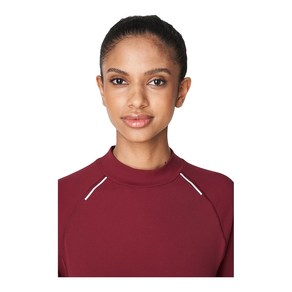 Push FWD Women's Long Sleeve Mock Neck Training Shirt