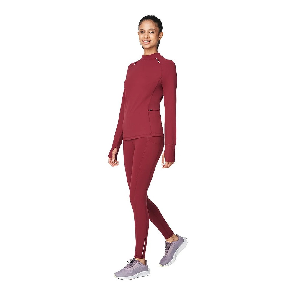 Push FWD Women's Long Sleeve Mock Neck Training Shirt