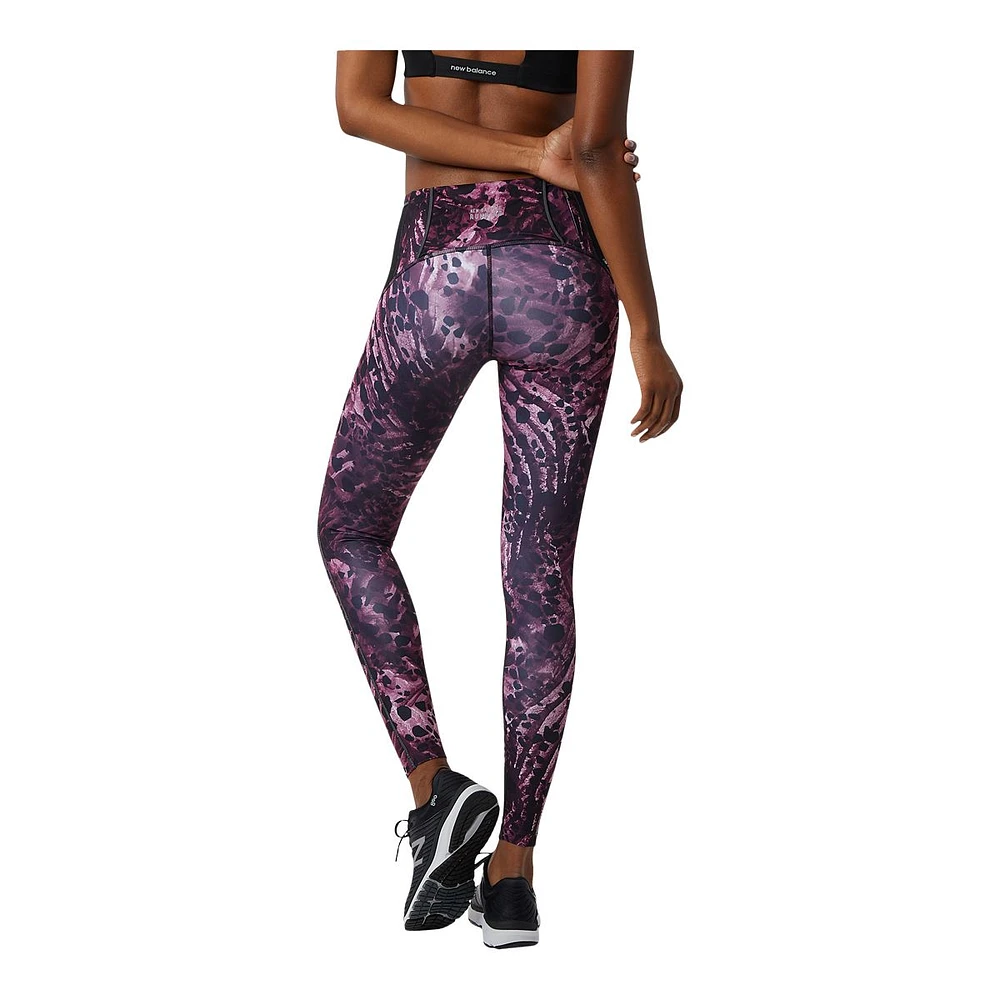 New Balance Women's Run Impact All Over Print Tights