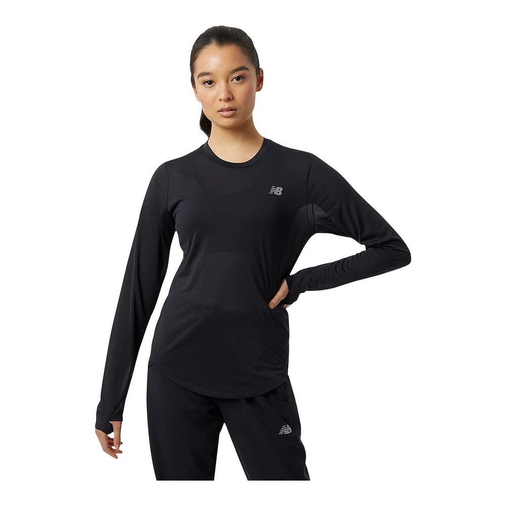 New Balance Women's Run Accelerate Long Sleeve Running Shirt