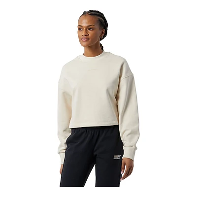 New Balance Women's Nature Athletics Crop Sweatshirt