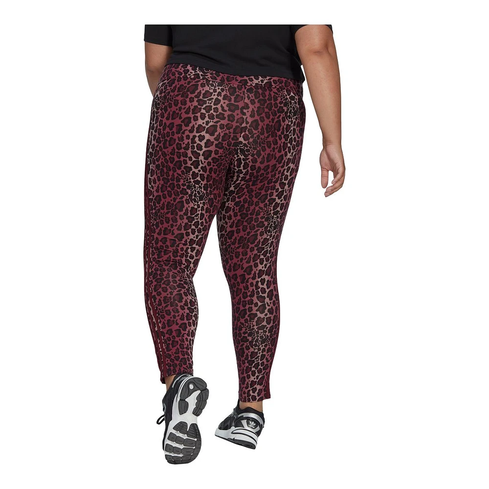 adidas Originals Women's Plus Leapord Tights