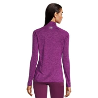 Under Armour Women's Tech Twist Long Sleeve Half Zip Training Shirt, Quick Dry