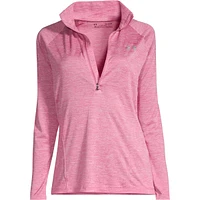 Under Armour Women's Tech Twist Long Sleeve Half Zip Training Shirt, Quick Dry