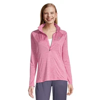 Under Armour Women's Tech Twist Long Sleeve Half Zip Training Shirt, Quick Dry