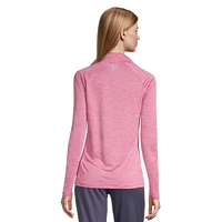 Under Armour Women's Tech Twist Long Sleeve Half Zip Training Shirt, Quick Dry